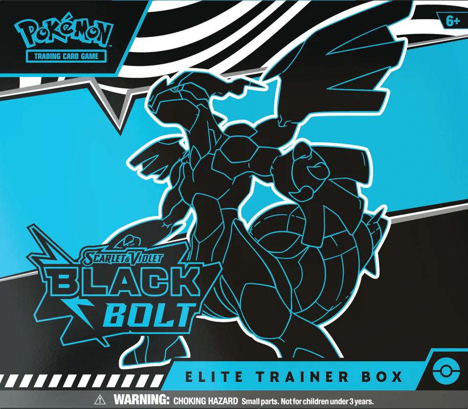 Pokémon Scarlet and Violet 10.5 Black Bolt Elite Trainer Box