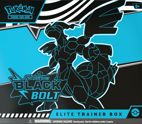 Pokémon Scarlet and Violet 10.5 Black Bolt Elite Trainer Box