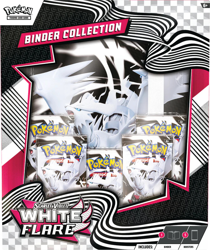 Pokémon Scarlet and Violet 10.5 White Flare Binder Collection