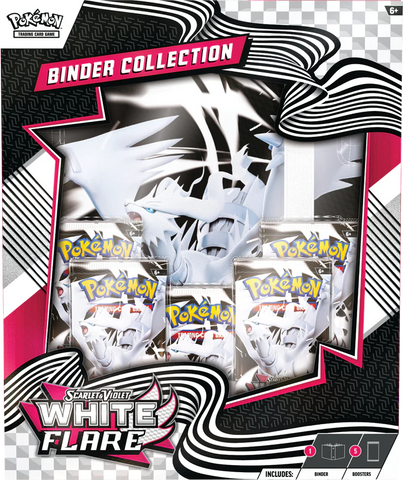 Pokémon Scarlet and Violet 10.5 White Flare Binder Collection
