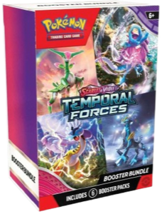 Pokémon Scarlet and Violet 
Temporal Forces Booster Bundle