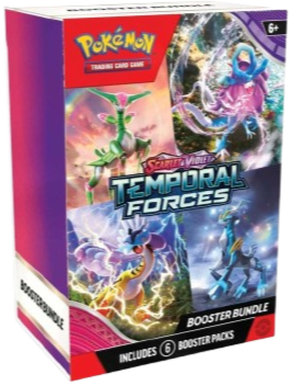 Pokémon Scarlet and Violet 
Temporal Forces Booster Bundle