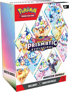 Pokémon Scarlet and Violet 
Prismatic Evolutions Booster Bundle