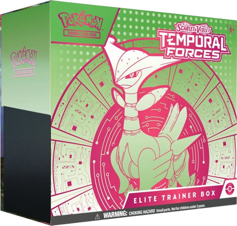 Pokemon SV5 Temporal Forces Elite Trainer Box Iron Leaves