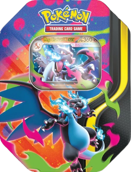 Pokemon: 2026 Tin- Mega Charizard X/Y