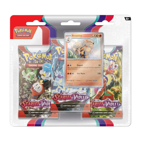 Pokemon Scarlet and Violet 3 Pack Blister